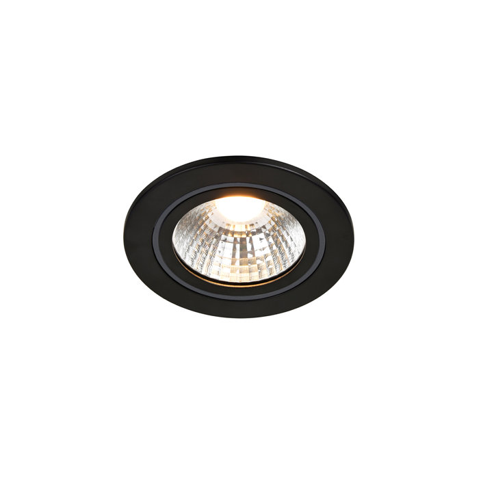 Nordlux Alec 6,1 W LED innfelt spot svart